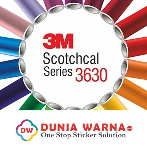 3M scotchcal 3630 Stiker Neon Box Dunia Warna
