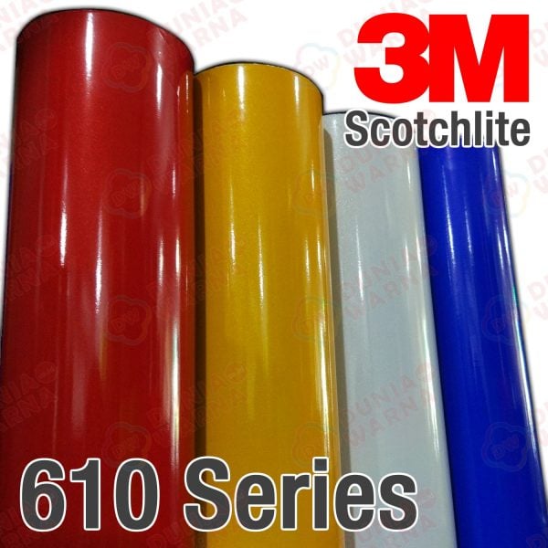 3M Scotchlite 610 Commercial Grade Dunia Warna Stiker