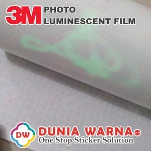3M VP1587 Glow In Dark Fosfor Dunia Warna Stiker