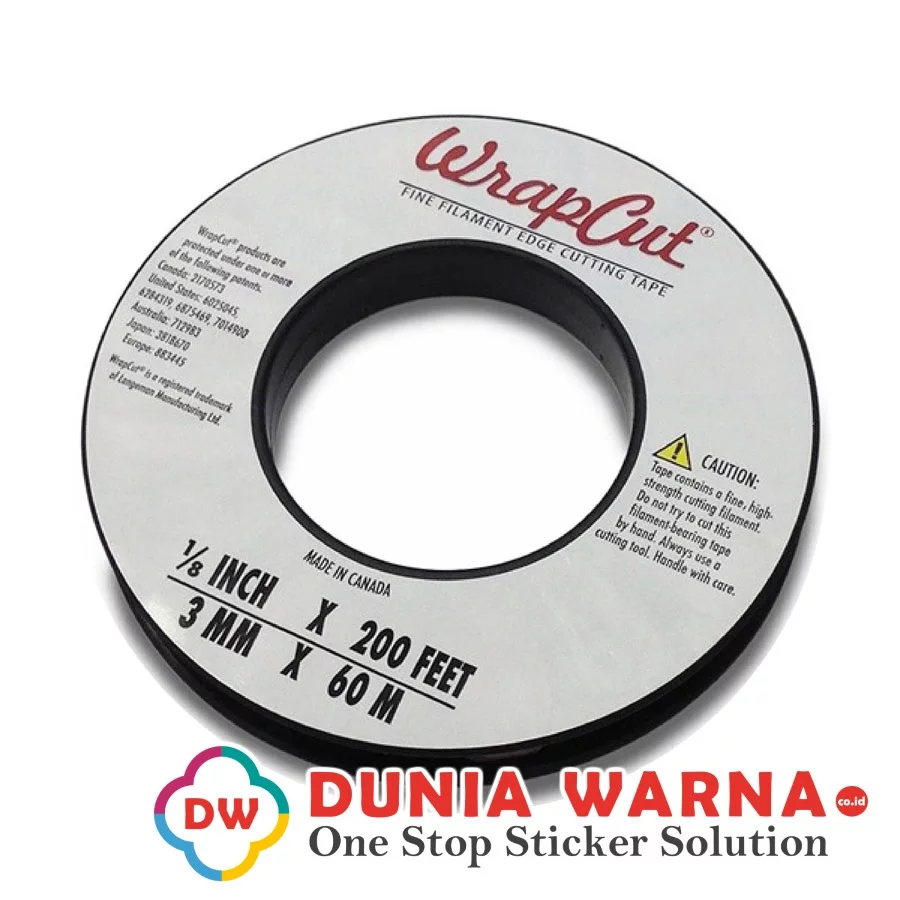 Wrapcut Knifeless Cutting Edge Dunia Warna Stiker Agen Alat Sticker Lengkap