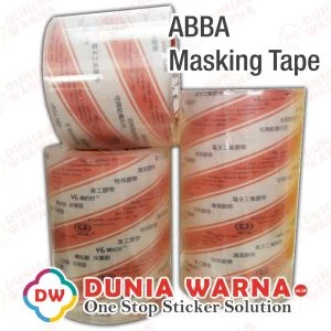 ABBA Transfer Tape Dunia Warna Stiker Supplier Bahan Cutting Plastik Masking
