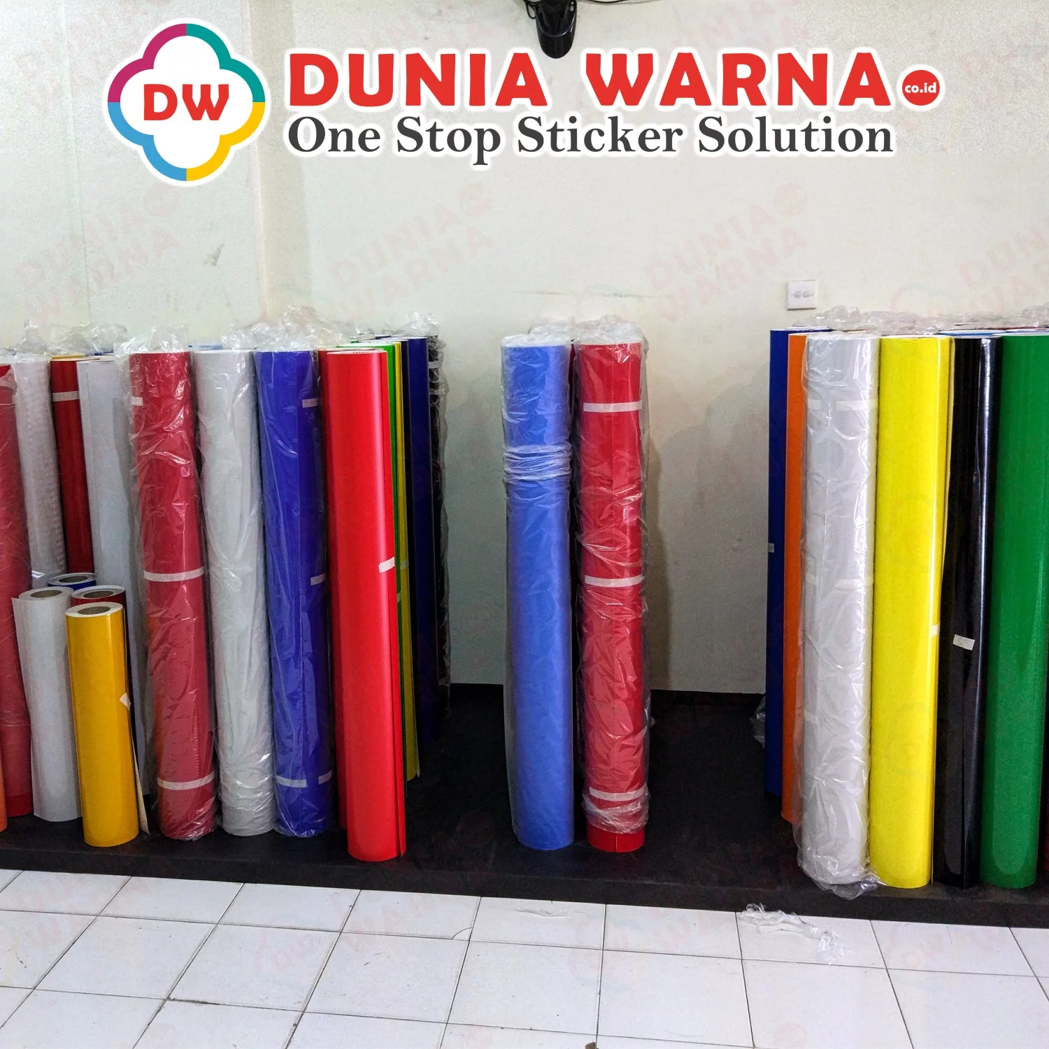 Dunia Warna Galur Eceran Grosir Bahan Sticker ORACAL Agen Distributor Indonesia Jakarta