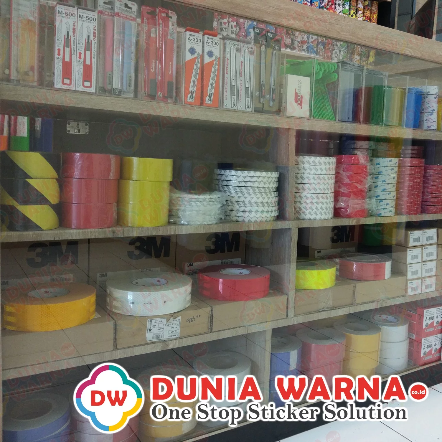 Dunia Warna Galur Menjual Peralatan Cutting dan Wrapping Super-D Lengkap