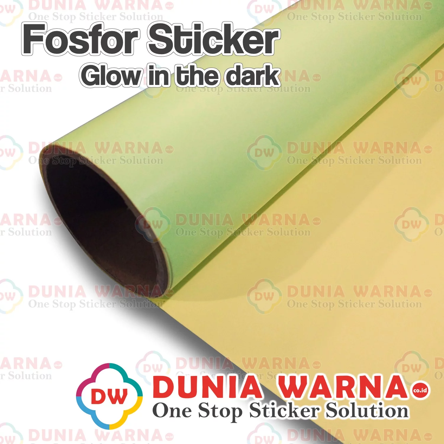 Stiker Glow In The Dark Fosfor Luminous Photoluminescent