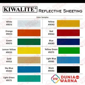 Kiwalite 9000 Safety Grade Scotchlite Dunia Warna Sticker