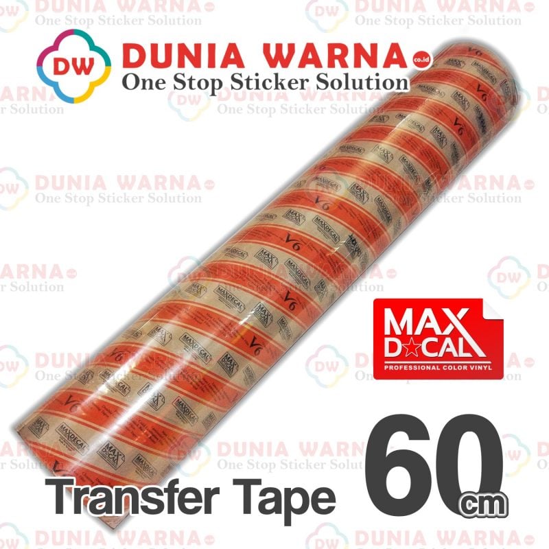 MAXDECAL Transfer Tape 60CM Dunia Warna Stiker