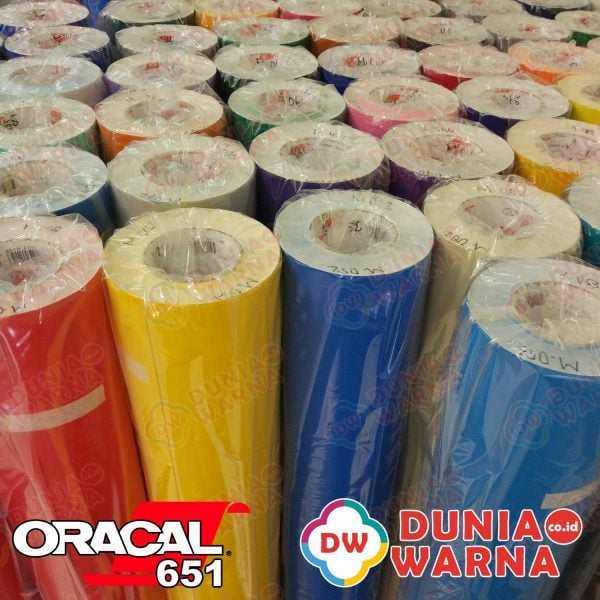Oracal 651 Matte Roll Dunia Warna Stiker Supplier Oracal Indonesia Agen Distributor Harga Grosir