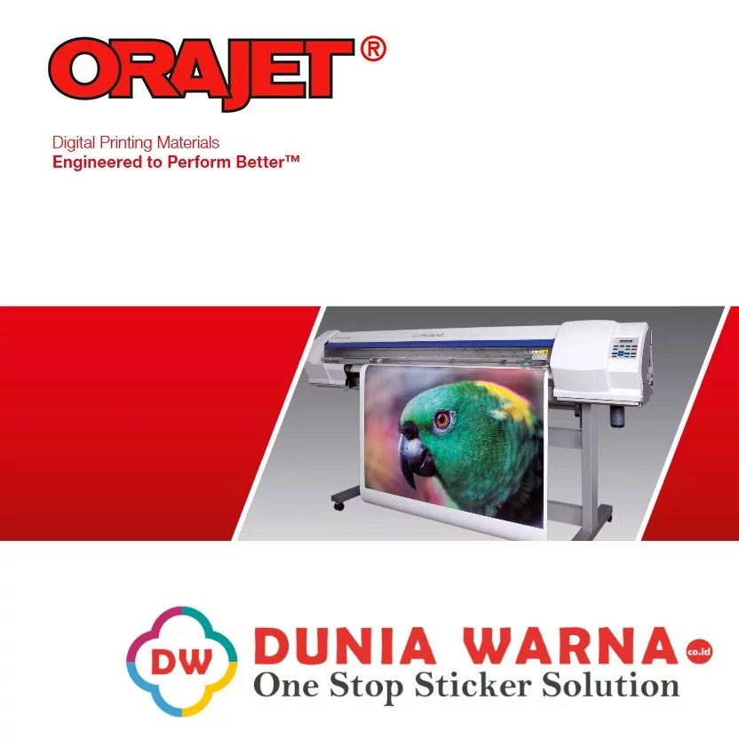 ORAJET 3164HT White Gloss G010 High Tack Digital Printing Vinyl