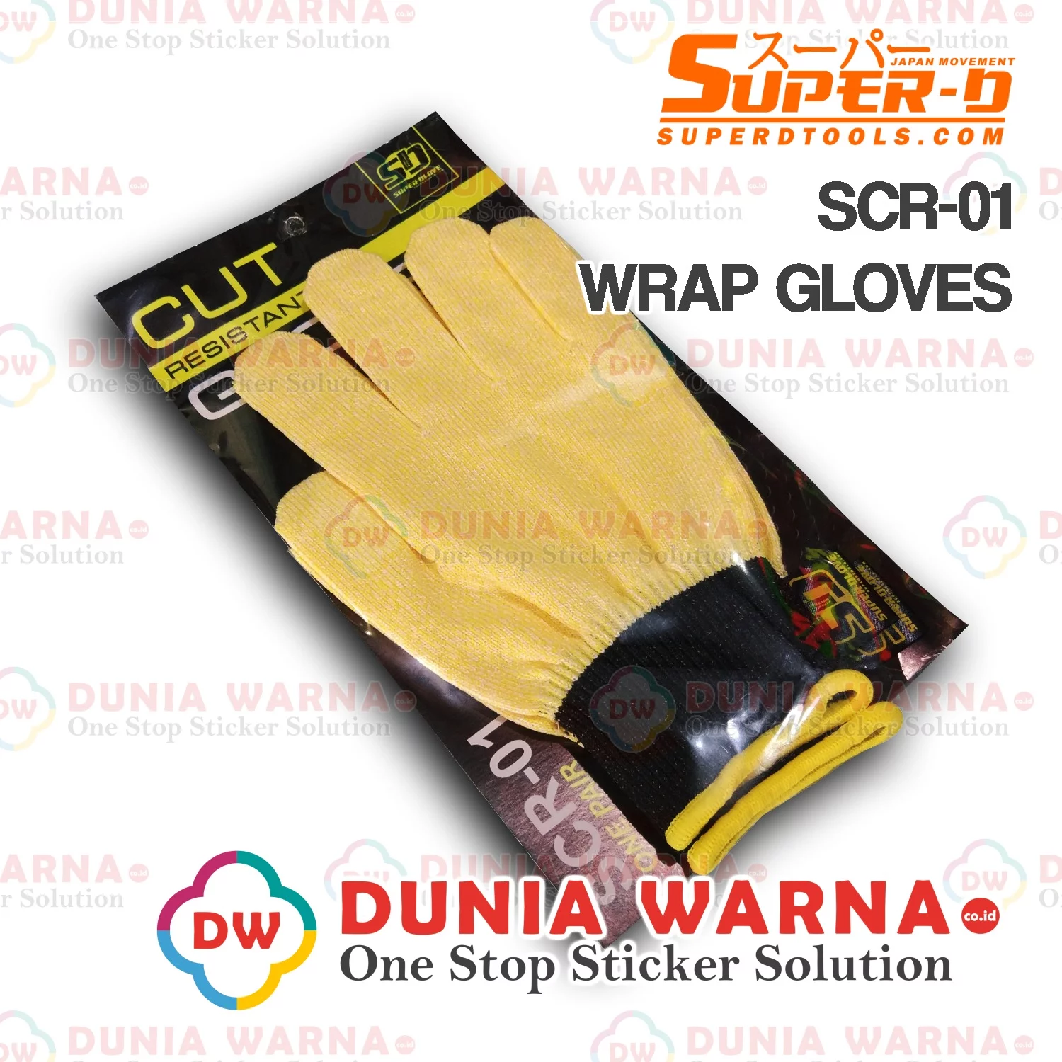 Super-D Tools SCR-01 Professional Wrap Gloves Anti Cutter