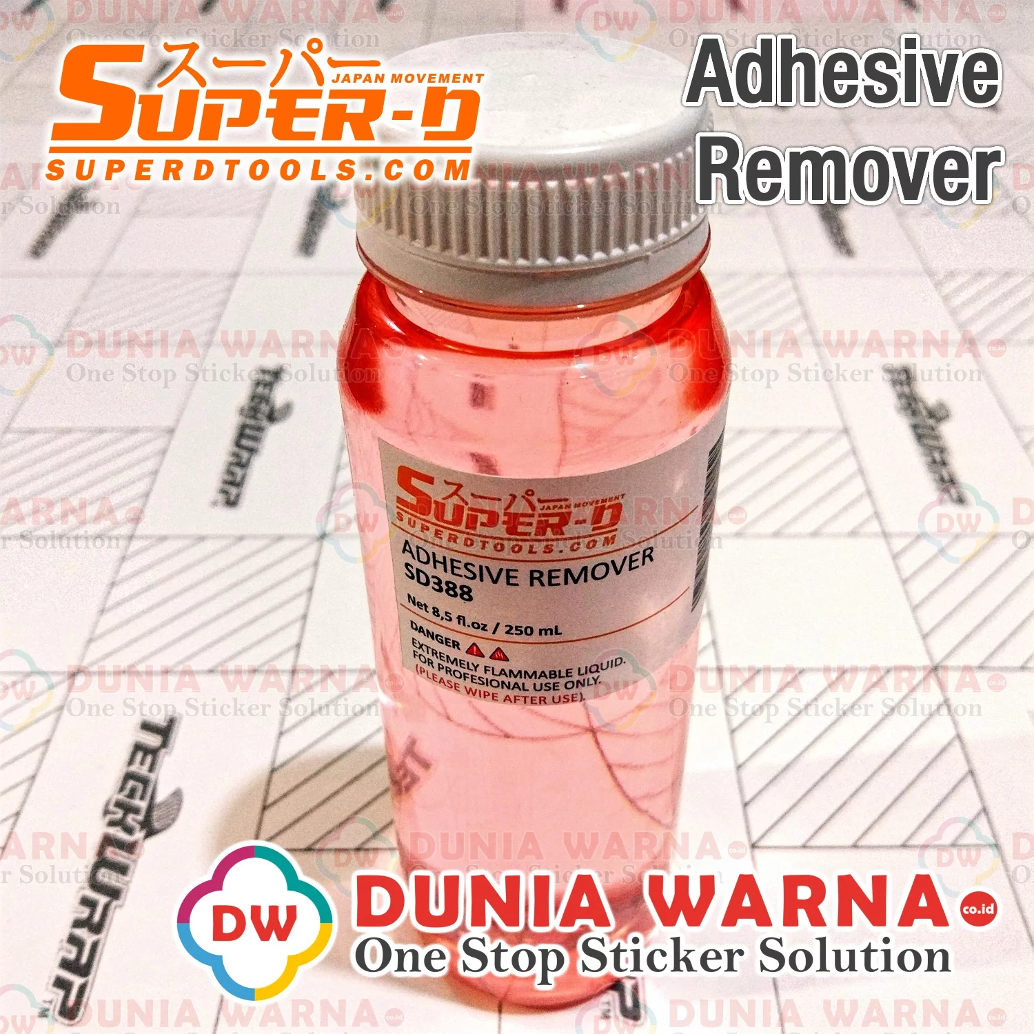 Super-D Adhesive Remover Pembersih Bekas Lem Stiker